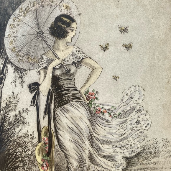 Vintage 8 by 10 Art Work - Picture 6 of 8